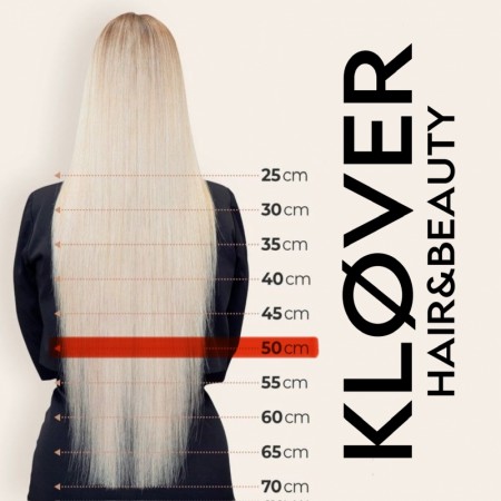  KERATIN HÅR-EXTENSIONS RETT lengde 50cm